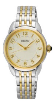 dames bicolor horloge